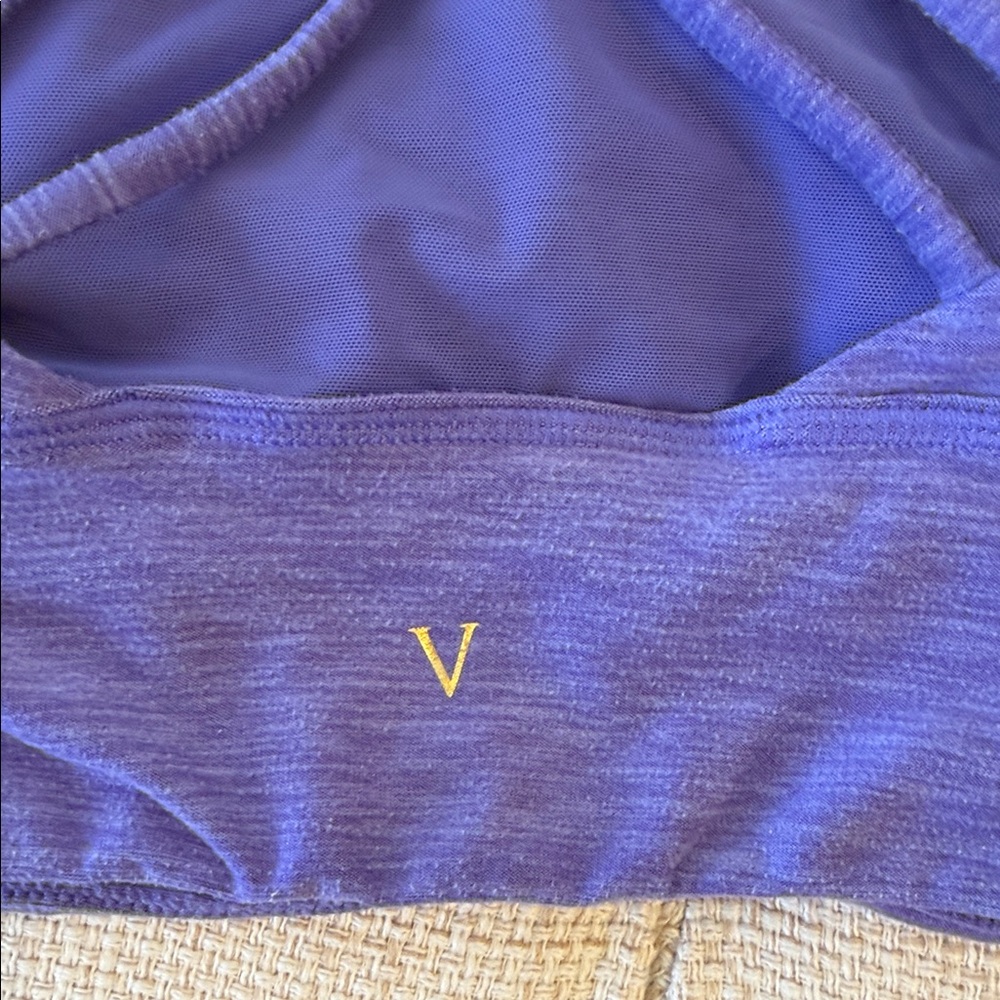 Victoria's Secret Purple Strappy Crisscross Sports Bra - Picture 3 of 4